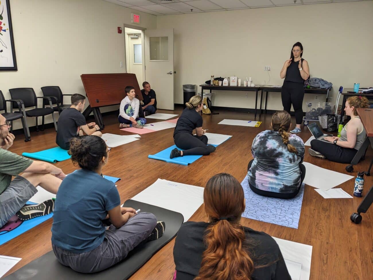 Trauma-Informed Fitness Class at First Day of Peer Mentor Summer ...